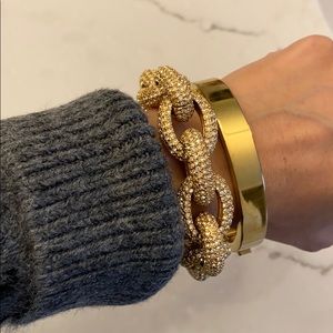 J. Crew Women’s pavé chain bracelet